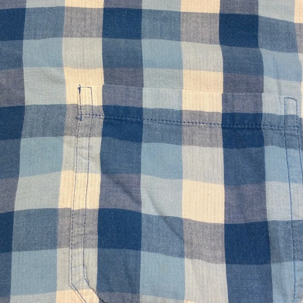Mountain Khakis Shirt Mens M Blue Buffalo Check Button Down Long Sleeve Outdoor‎